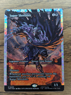 Super Shredder Japanese Showcase Fracture Foil Teenage Mutant Ninja Turtles MTG - Image 1