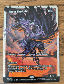 Super Shredder Japanese Showcase Fracture Foil Teenage Mutant Ninja Turtles MTG - Image 2
