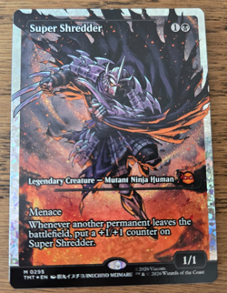 Super Shredder Japanese Showcase Fracture Foil Teenage Mutant Ninja Turtles MTG - Image 3
