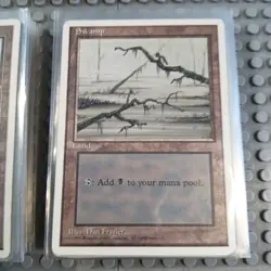 mtg 4th edition Basic Lands X159 LP-MP Lot Sleeved Vintage - Image 4