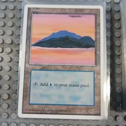 mtg 4th edition Basic Lands X159 LP-MP Lot Sleeved Vintage - Image 5