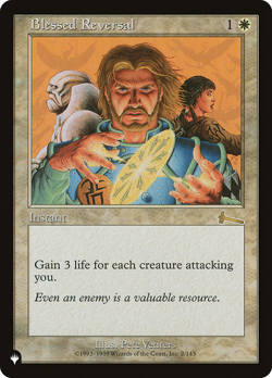 BLESSED REVERSAL mtg NM-M The List 1 Rare - Image 1