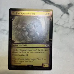Troll of Khazad-dum (Showcase Scrolls) Universes Beyond: the LOTR Foil - Image 1