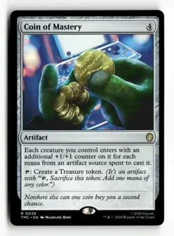 Coin of Mastery - Commander: Teenage Mutant Ninja Turtles #38 - NM MTG - Image 1