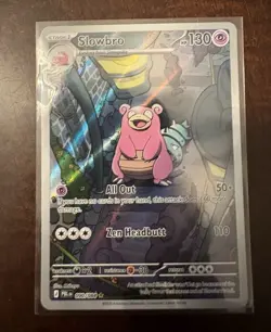 Pokemon TCG Pitch Black Slowbro 090/084 Illustration Rare Holo Super cheap! - Image 1