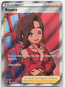 Beauty 181/185 Ultra Rare Vivid Voltage Pokemon Holo Near Mint - Image 1