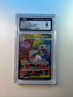 2026 POKEMON ASCENDED HEROES SPECIAL ILLUSTRATION RARE MEGA SCRAFTY EX PSA 9 - Image 1