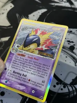 Pokemon Typhlosion 12/101 Reverse Holo EX Dragon Frontiers - Image 3