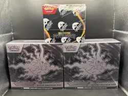 Pokemon TCG Pitch Black Pokemon Center ETB x2 + Booster Box - Image 1