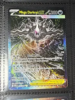 Pitch Black Mega Darkrai EX 116/084 Holo Secret Illustration Rare Akira Egawa - Image 1