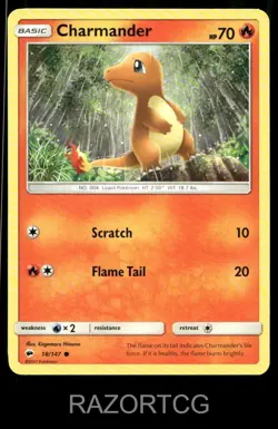 CHARMANDER 18/147 C BURNING SHADOWS POKEMON NM/M - Image 1