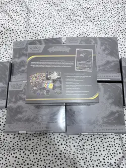 4x Pokemon TCG Pitch Black Pokemon Center ETB Elite Trainer Box Sealed In-Hand - Image 2