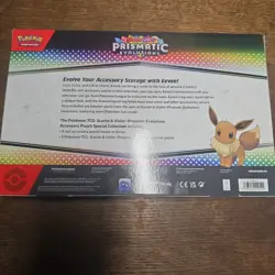 Pokemon TCG Prismatic Evolutions Accessory Pouch Special Collection Box Sealed - Image 5