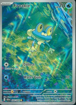 Froakie 088/086 ME04: Chaos Rising Holo Pokemon TCG -EN NM 1 - Image 1