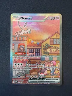 Pokemon TCG Mew EX 053 Scarlet & Violet Promo Holo Full Art - Image 1