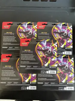 Pokemon TCG - 5x PitchBlack ME Triple Blister Pack - All New & Sealed - In Hand - Image 2