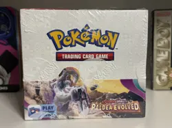 Pokemon TCG Scarlet & Violet Paldea Evolved Booster Box SEALED WITH ACRYLIC - Image 2