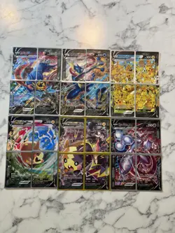 Lot Of All (6) Pokemon V - Union Sets - Mewtwo - Pikachu - Greninja - Morpeko!!! - Image 1