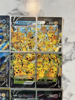 Lot Of All (6) Pokemon V - Union Sets - Mewtwo - Pikachu - Greninja - Morpeko!!! - Image 3