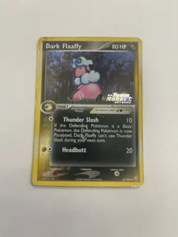 Dark Flaaffy Team Rocket Returns Reverse Holo 33/109 80 HP Stage 1 EN 2004 - Image 1