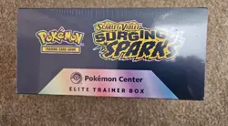 Pokemon TCG: Surging Sparks Pokemon Center ETB - Elite Trainer Box New & Sealed - Image 2