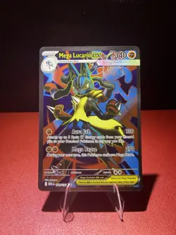 Pokemon TCG Mega Lucario EX 160/132 Ultra Rare Holo SIR - Image 1