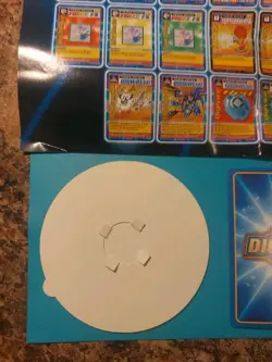 Digimon Starmon & Totomon Holo Cards, Starter Set 1st Edition Sheet & Point Disk - Image 5
