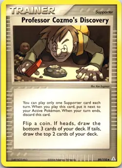 Professor Cozmo's Discovery 89/110 Uncommon Holon Phantoms Pokemon LP - Image 1