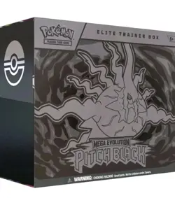 Pokemon Mega Evolution Pitch Black Factory Sealed Elite Trainer Box ETB Booster - Image 1