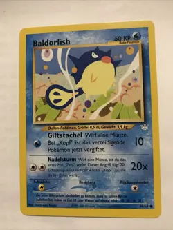 Qwilfish Balderfish Neo Revelation Set - 49/64 - Common Pokemon TCG Card German - Image 1