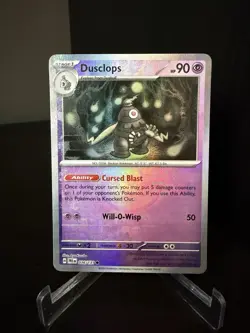 Pokeball TEXTURE ERROR Shift - Dusclops 36/131 Pokemon Prismatic Evolutions - Image 1