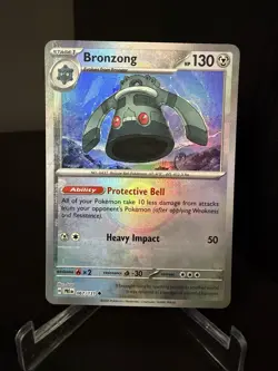 Pokeball TEXTURE ERROR Shift - Bronzong 67/131 Pokemon Prismatic Evolutions - Image 1
