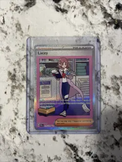 Pokemon TCG Trainer Lacey Prismatic Evolutions Holo Card 175/131 - Image 1