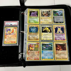 Pokemon Collection Vintage WoTC & PSA Ho-oh 100x Holos Binder Page Cards Lot - Image 1