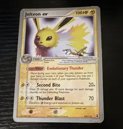 The Pokemon Company Pokemon TCG Jolteon ex 109/113 WC Decks Reg Eng 2007 - Image 1