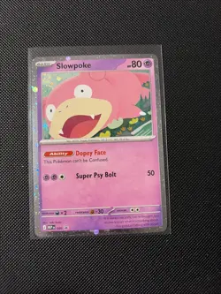 Pokemon TCG Slowpoke - 086 (Comos Holo) 086 Me: Mega Evolution Promo Holo - Image 1