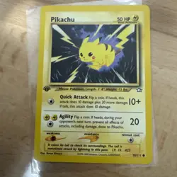 Pikachu 70/111 Neo Genesis Set Rare Vintage Pokemon Card - Image 1