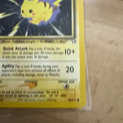 Pikachu 70/111 Neo Genesis Set Rare Vintage Pokemon Card - Image 4
