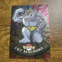 2000 Topps Chrome Pokemon #67 Machoke - Image 1