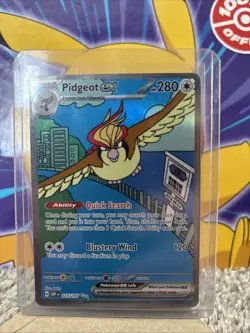 Pokemon TCG Pidgeot EX 225/197 Obsidian Flames Special Illustration Rare Card - Image 1