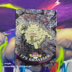 Graveler #75 - Pokemon Topps Chrome TV Animation Edition Holographic - Image 1