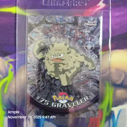 Graveler #75 - Pokemon Topps Chrome TV Animation Edition Holographic - Image 2