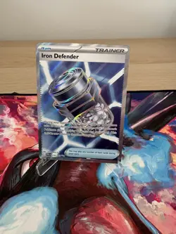 Iron Defender - 110/084 - Ultra Rare - Pitch Black - Pokemon Card - Image 1