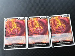 Kouzuki Momonosuke OP16-085 Rare One Piece The Time of Battle PLAYSET OF 3 - Image 1