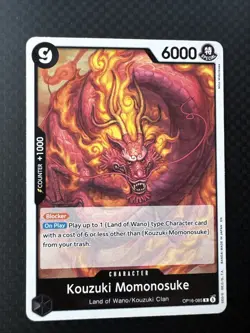 Kouzuki Momonosuke OP16-085 Rare One Piece The Time of Battle PLAYSET OF 3 - Image 2