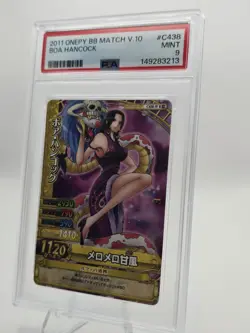 2011 Onepy BB Berry Match Boa Hancock C438-W R One Piece PSA9 Mosaic Holo Effect - Image 3
