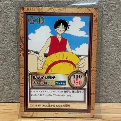 One Piece Carddass Luffy Straw Hat Rare Bandai 2000 2001 Out of Print - Image 1