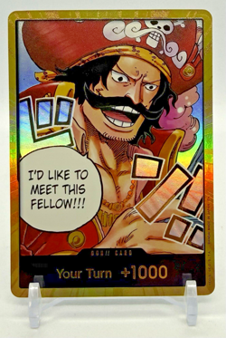 DON!! Card (Gol.D.Roger) (Gold) - Carrying On His Will (OP13) - Image 1
