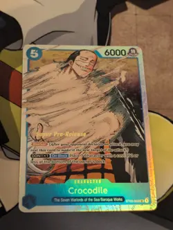 One Piece Crocodile Super Pre Release ST03 - Image 1