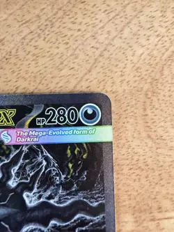 Mega Darkrai EX Pokemon TCG Pitch Black EX SIR 116/084 English - Image 3